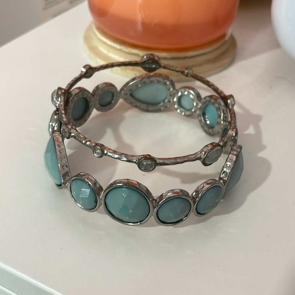 2 bangles 9 1/2 inch wide